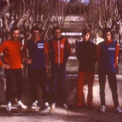 1979 04 15 l'équipe des spoirs à Cucuron