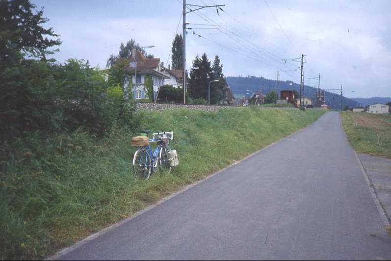 1992 08 04 superbe piste cyclable à Madliswil