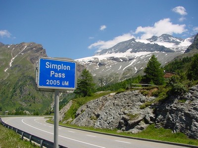 le col du Simplon est le 1er col à + de 2000 m de cette randonnée